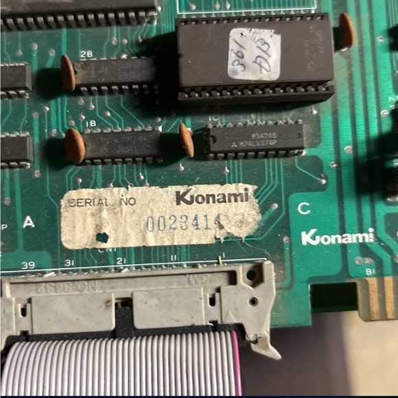 Track and Field Konami Arcade Game PCB Board - Picture 2 of 5